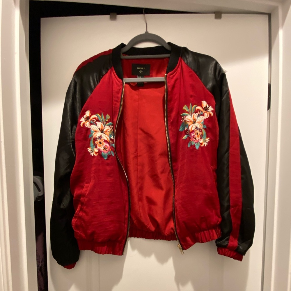 NEVER WORN Forever21 Bomber Jacket
